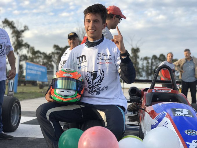 Tobías Martínez se impuso en Río Cuarto y gritó campeón