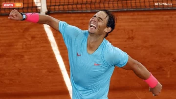 Nadal, campeón: aplastó a Djokovic en la final y alcanzó el récord de Roger Federer