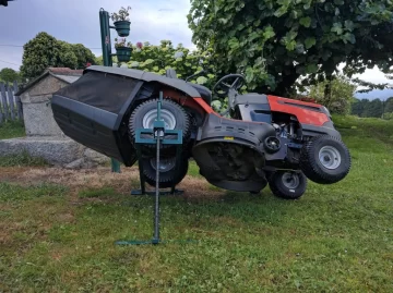 Metió la mano en las cuchillas de un tractor y terminó con fractura expuesta de todos sus dedos