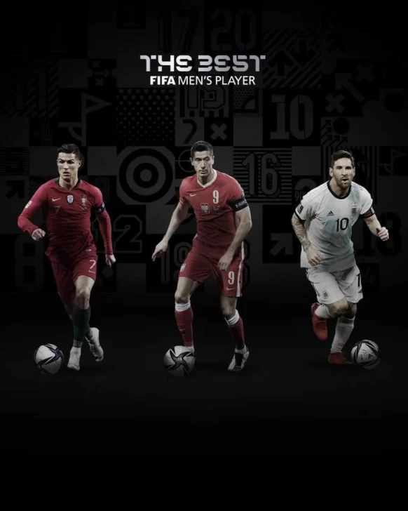 Messi, Cristiano y Lewandowski, finalistas para The Best
