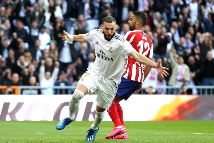 El Real Madrid superó al Atlético en el clásico y sigue en lo más alto