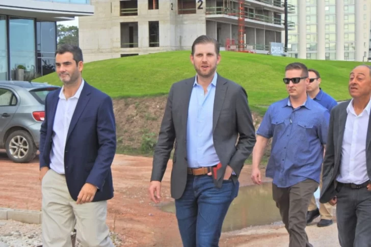 Eric Trump, en Punta del Este: participó de la inauguración de la Expo Real Estate