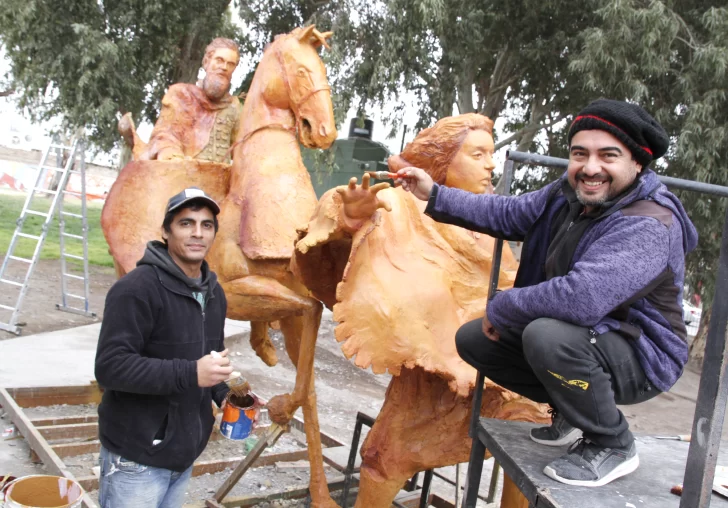 Homenaje en hierro y cemento