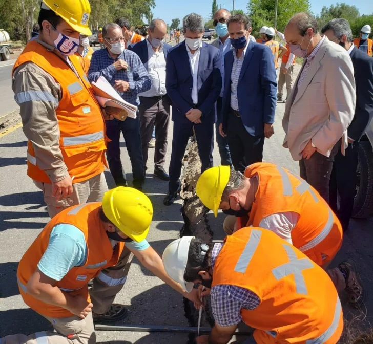 El Ministro de Obras llegó a San Juan para conocer los daños que dejó el sismo