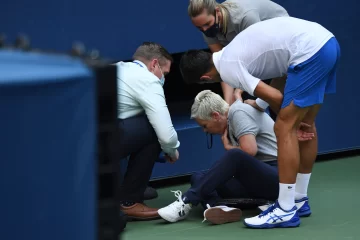 Djokovic, un pelotazo en contra, “out” del US Open