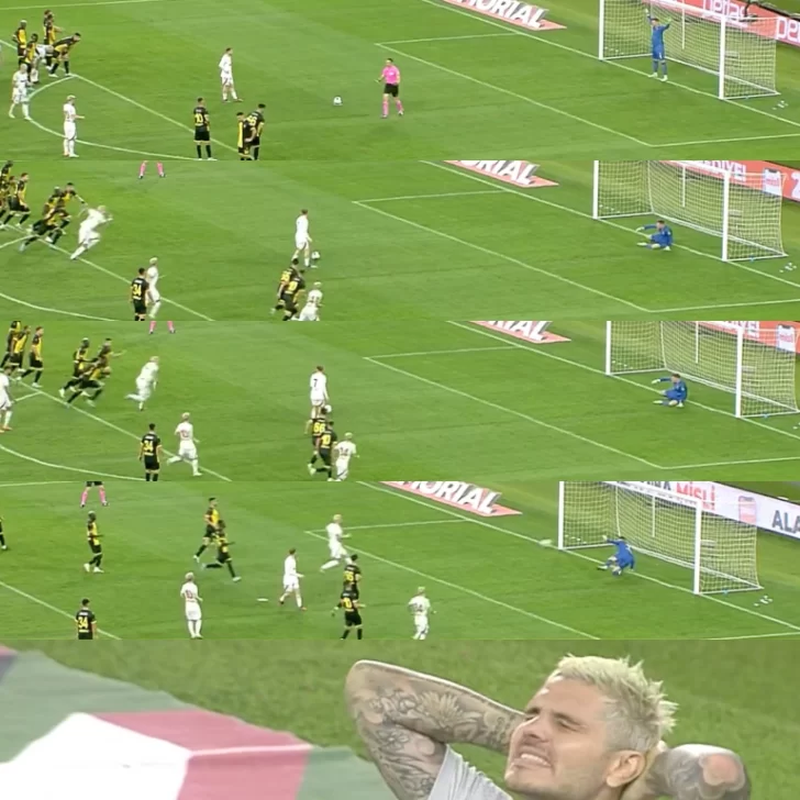 VIDEO: Mauro Icardi protagonizó uno de los bloopers del año