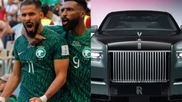 Cada jugador saudí recibirá un Rolls-Royce de regalo por ganarle a la Argentina