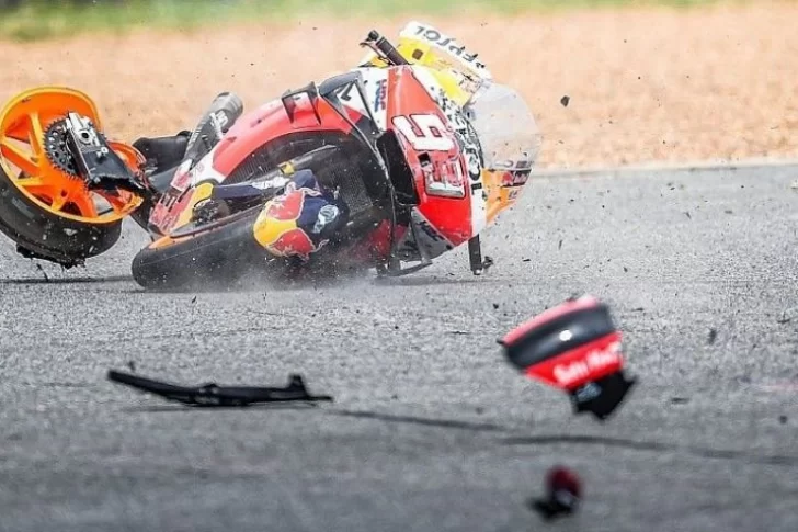 Tras el grave accidente, Honda tomó una decisión sobre el futuro de Márquez