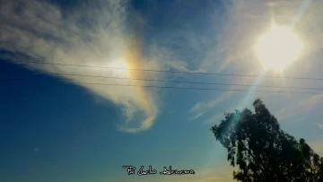 El extraño fenómeno que tiñó el cielo sanjuanino