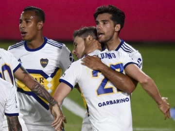 Con Emmanuel Mas como capitán, Boca le ganó sobre el final a Independiente