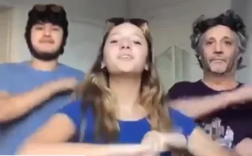 Fito Páez sorprendió a todos con una coreografía junto a sus hijos en Tik Tok