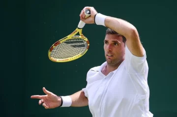 Derrotas de los argentinos Coria, Etcheverry y Delbonis en la primera ronda de Wimbledon