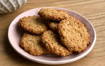 Galletitas de avena, ideales para el desayuno o la merienda