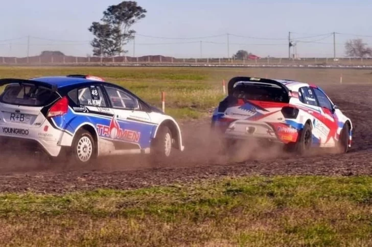 Pastén se quedó sin motor antes de largar la final del rally cross