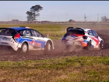 Pastén se quedó sin motor antes de largar la final del rally cross