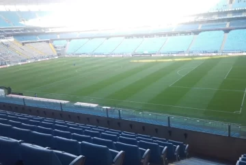 Así está la cancha donde jugará River y Gremio