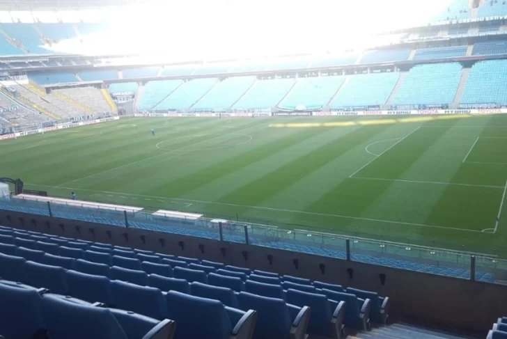 Así está la cancha donde jugará River y Gremio