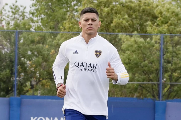 Marcos Rojo se entrena normalmente y sería convocado para el Superclásico con River