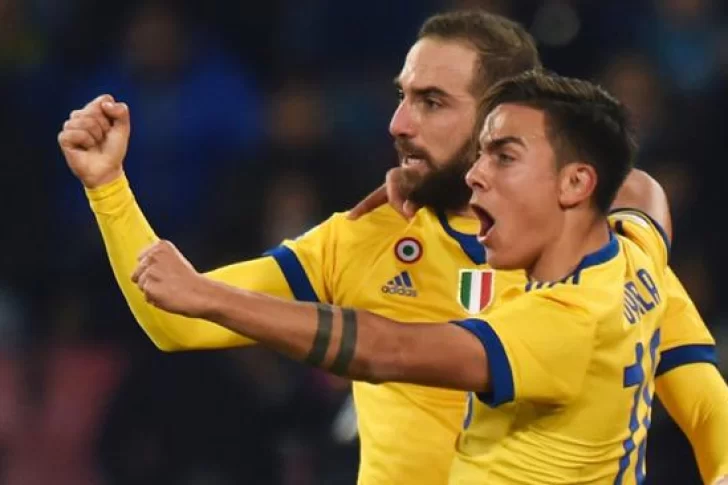 Juventus logró una gran victoria ante Napoli gracias a Higuaín