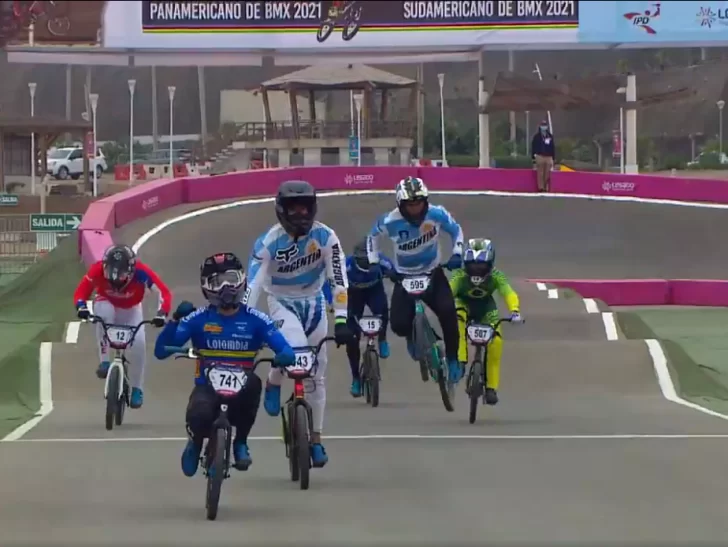 Chalo Molina volvió al plano internacional con un podio en el Panamericano de BMX