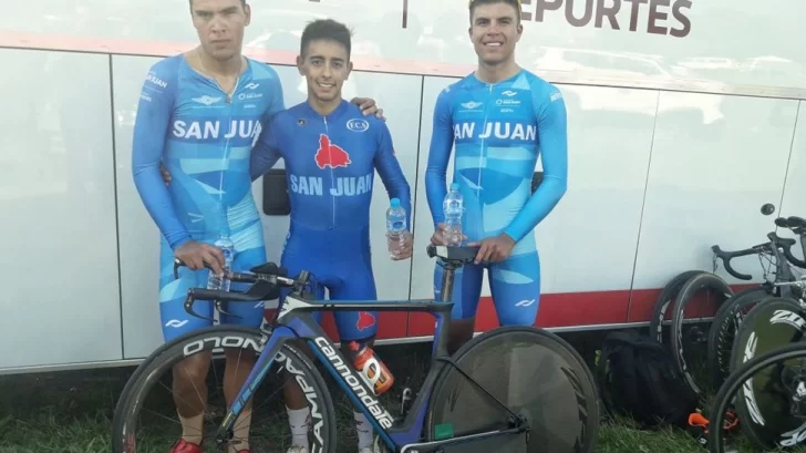 San Juan copó el podio de Sub 23 en la crono del Argentino de Ruta