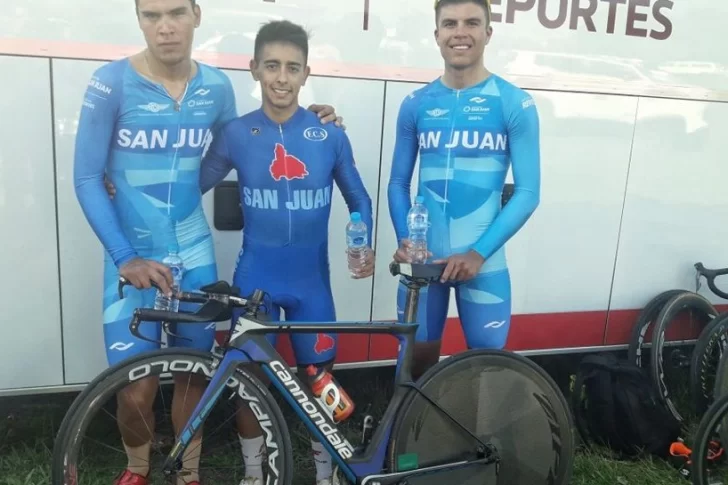 San Juan copó el podio de Sub 23 en la crono del Argentino de Ruta