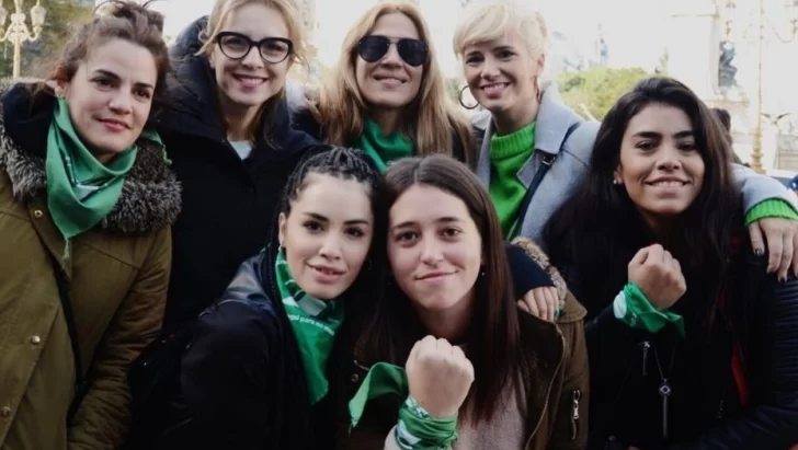 Con famosas, Ni una Menos volvió a pedir por el aborto legal en el Congreso