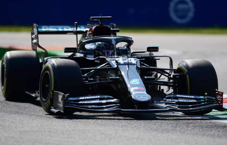 Hamilton fue el más veloz en los ensayos en Monza