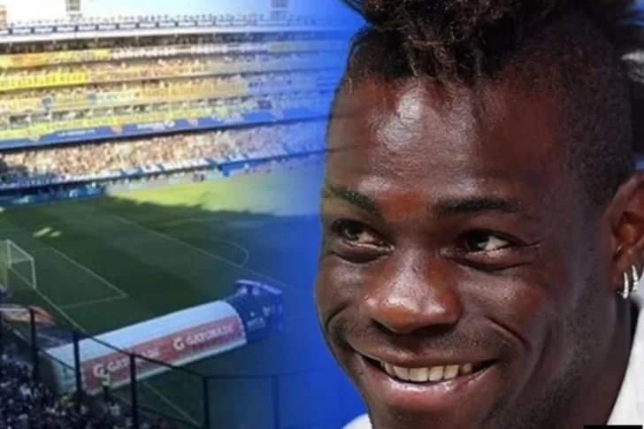 El guiño de Mario Balotelli que llenó de orgullo a los hinchas de Boca