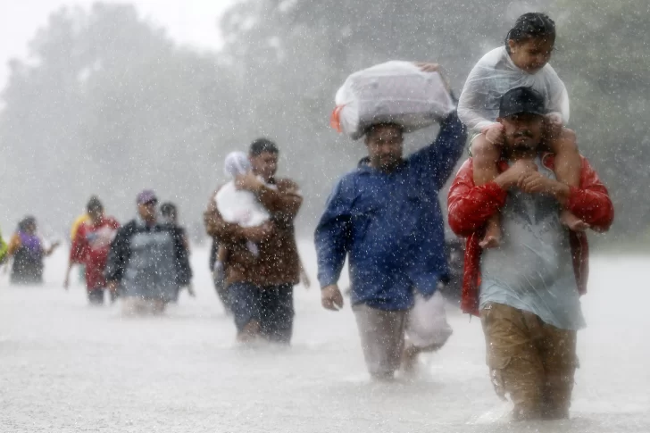 Las impactantes imágenes de las inundaciones en Houston por el huracán Harvey