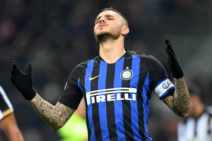 A Icardi le sacaron la capitanía del Inter y quedó afuera del próximo partido