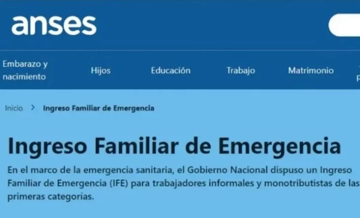 El lunes arranca el pago del IFE: lo que tenes que saber