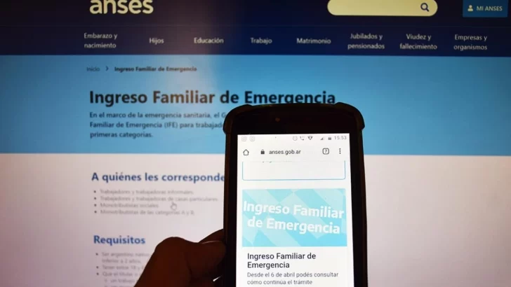 Calendario de pagos de ANSES: IFE y pensiones no contributivas