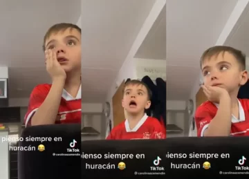 El tierno enojo de un nene que solo quería ir a ver a Huracán