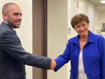 Guzmán se reunió con Georgieva en busca de que el acuerdo con el FMI se postergue a 2022