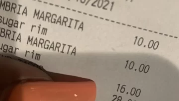 La indignación de una mujer por el comentario que recibió en el ticket