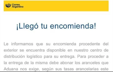 Cómo funciona la nueva estafa que vincula al Correo Argentino