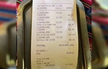 Mostró lo que gastó en un restaurante de Jujuy y el debate se volvió viral