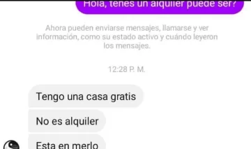 Le interesó una vivienda para alquilar y quedó espantada con la propuesta que recibió