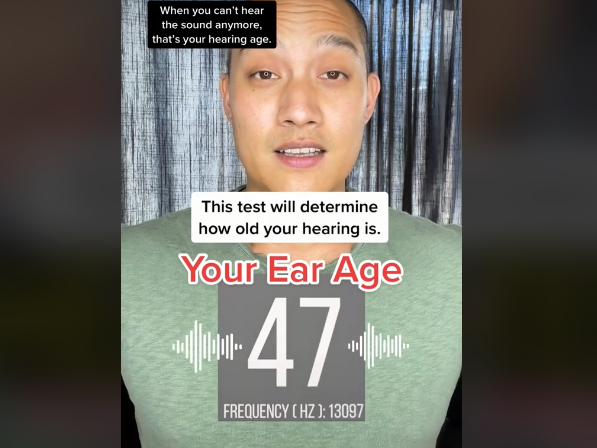 [VIDEO] El test con sonido que afirma que puede decirte la edad de tu oído