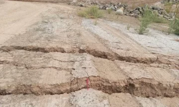 Fotografiaron el lugar exacto del epicentro del terremoto de 6,4 que sacudió a San Juan