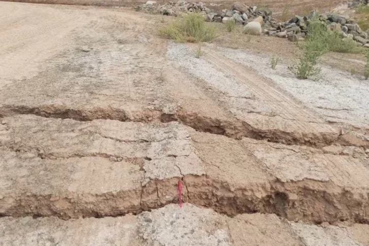 Fotografiaron el lugar exacto del epicentro del terremoto de 6,4 que sacudió a San Juan