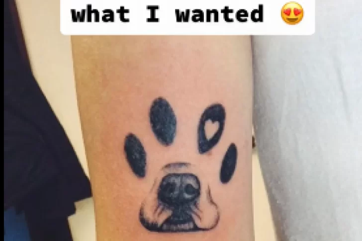 Quería un tierno tatuaje de su perro, pero algo salió mal