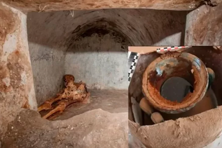 Hallan un líquido en una tumba de Pompeya y estudian si es el vino más antiguo de la historia