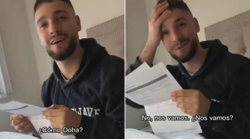 Sorprendió a su novio regalándole pasajes para ir al Mundial de Qatar: “¡Me estás cargando!”