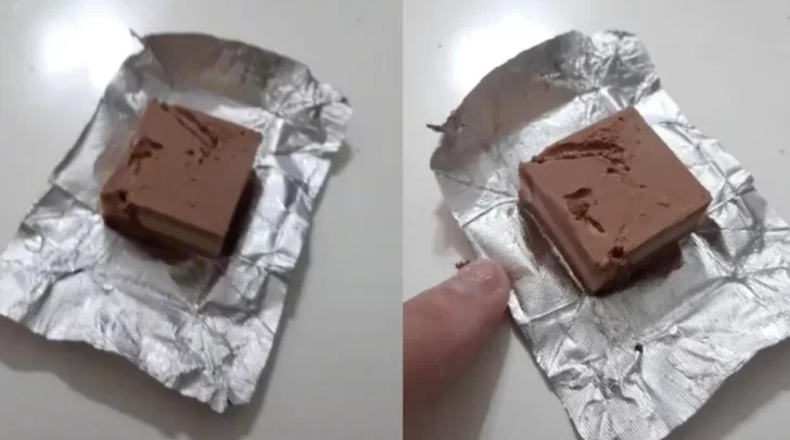 Compró un chocolate de una marca famosa y encontró algo asqueroso en su interior