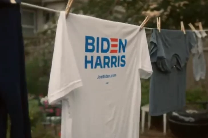 El video de cierre de campaña de Joe Biden no incluye ninguna imagen suya