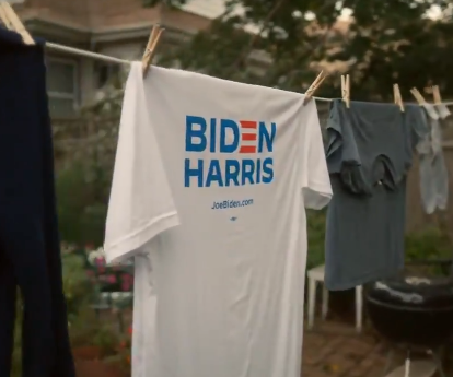 El video de cierre de campaña de Joe Biden no incluye ninguna imagen suya