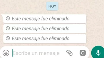 WhatsApp agregó una opción muy pedida vinculada a los mensajes eliminados