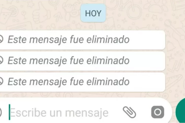 WhatsApp agregó una opción muy pedida vinculada a los mensajes eliminados